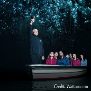 Waitomo Cave boat ride