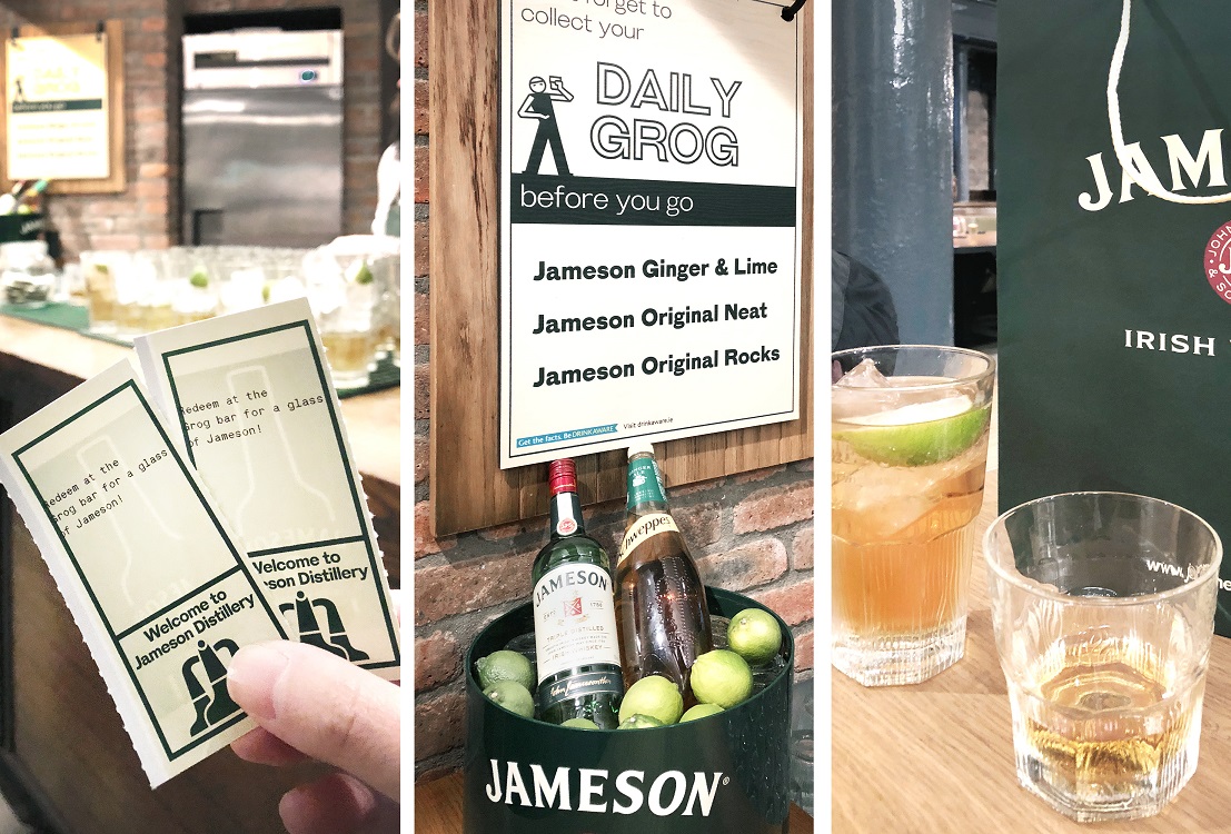 愛爾蘭威士忌 Jameson，都柏林的 Jameson Distillery Bow St. 導覽體驗 - 飲品兌換 Irish Mule