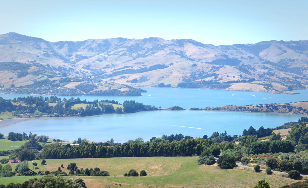 Christchurch Akaroa Hilltop 紐西蘭基督城外圍小城鎮阿卡羅阿 Hilltop 景觀