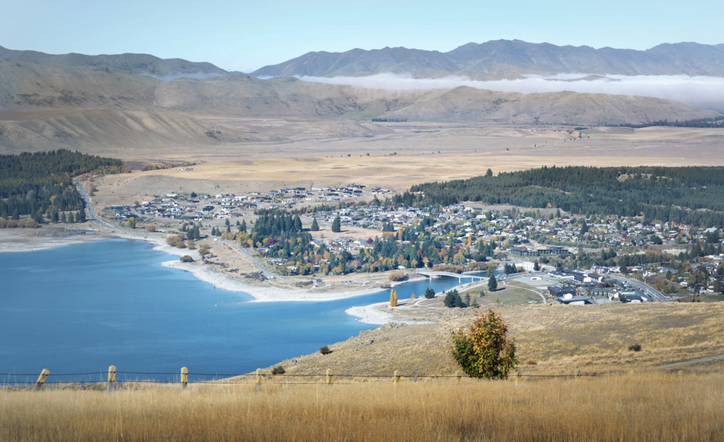 Tekapo Mt John town view 蒂卡波約翰山俯瞰蒂卡波鎮景觀 