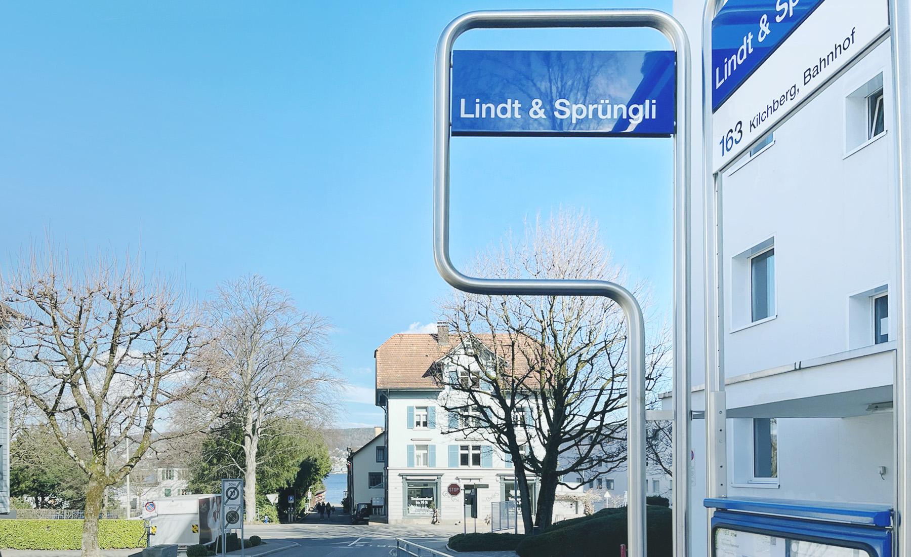 瑞士火車票如何買 – 三月冬季篇 - Lindt & Sprungli 巴士站