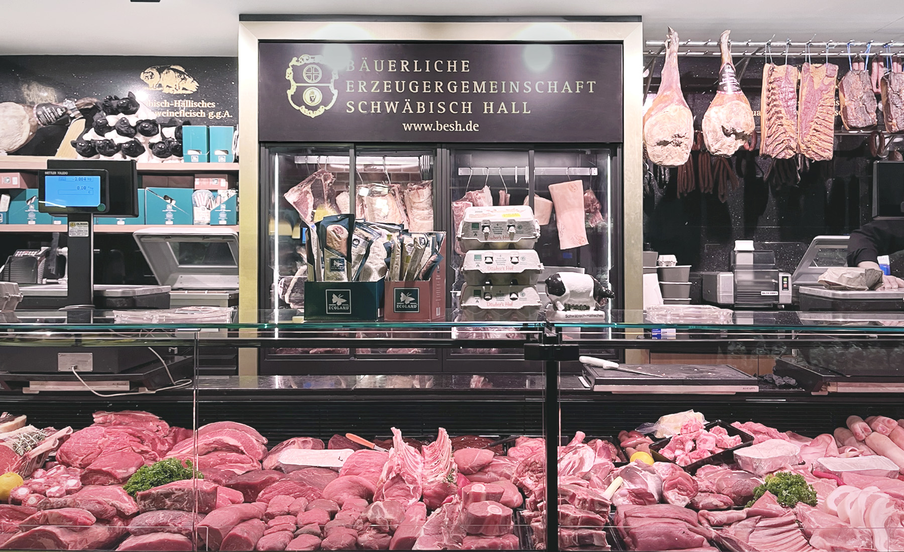 德國 Stuttgart（斯圖加特）Markthalle Stuttgart 斯圖加特市場大廳，高級肉舖